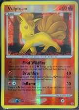 Vulpix (Shiny) SH6 Platinum Reverse Holofoil Shiny Holo Rare LP Pokemon on eBay