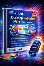 Scribus Desktop Publishing Software for Windows  Print Design  CD  Bonus USB