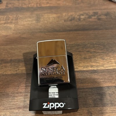 2007 Vintage Seneca Allegany Casino Advertising Zippo Cigarette Lighter in Box