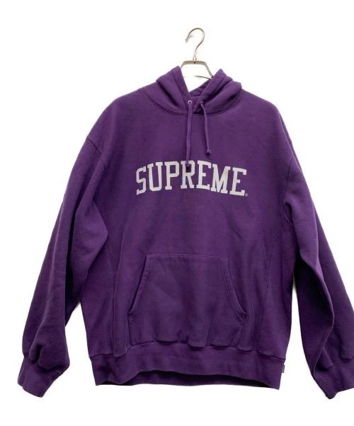 Sweat à capuche Supreme Varsity violet logo homme taille M L