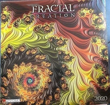 FRACTAL CREATION 2020 WALL CALENDAR  **BRAND NEW**