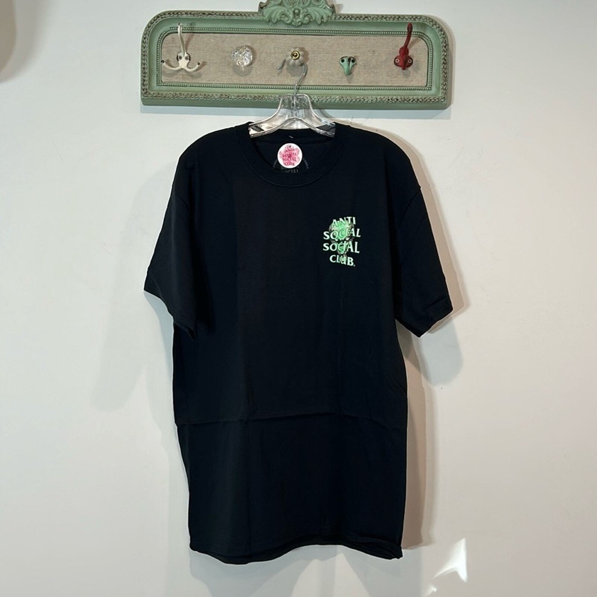 Brand New Anti Social Social Club Alien Head T-shirt short