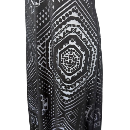 ANA A New Approach Womens Sleeveless Maxi Slip Dress Black Sheer Overlay sz M - Picture 9 of 16