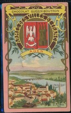 Chromo Chocolat Guérin-Boutron: Armes des villes de France - Agen