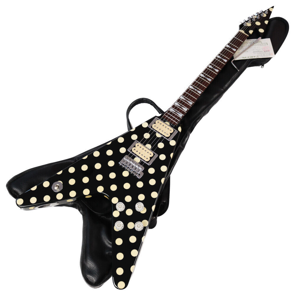 FERNANDES FV-105RR Polka Dot V Made in Japan Randy Rhoads FERNANDES FV-105RR Polka Dot V Made in Japan Randy Rhoads