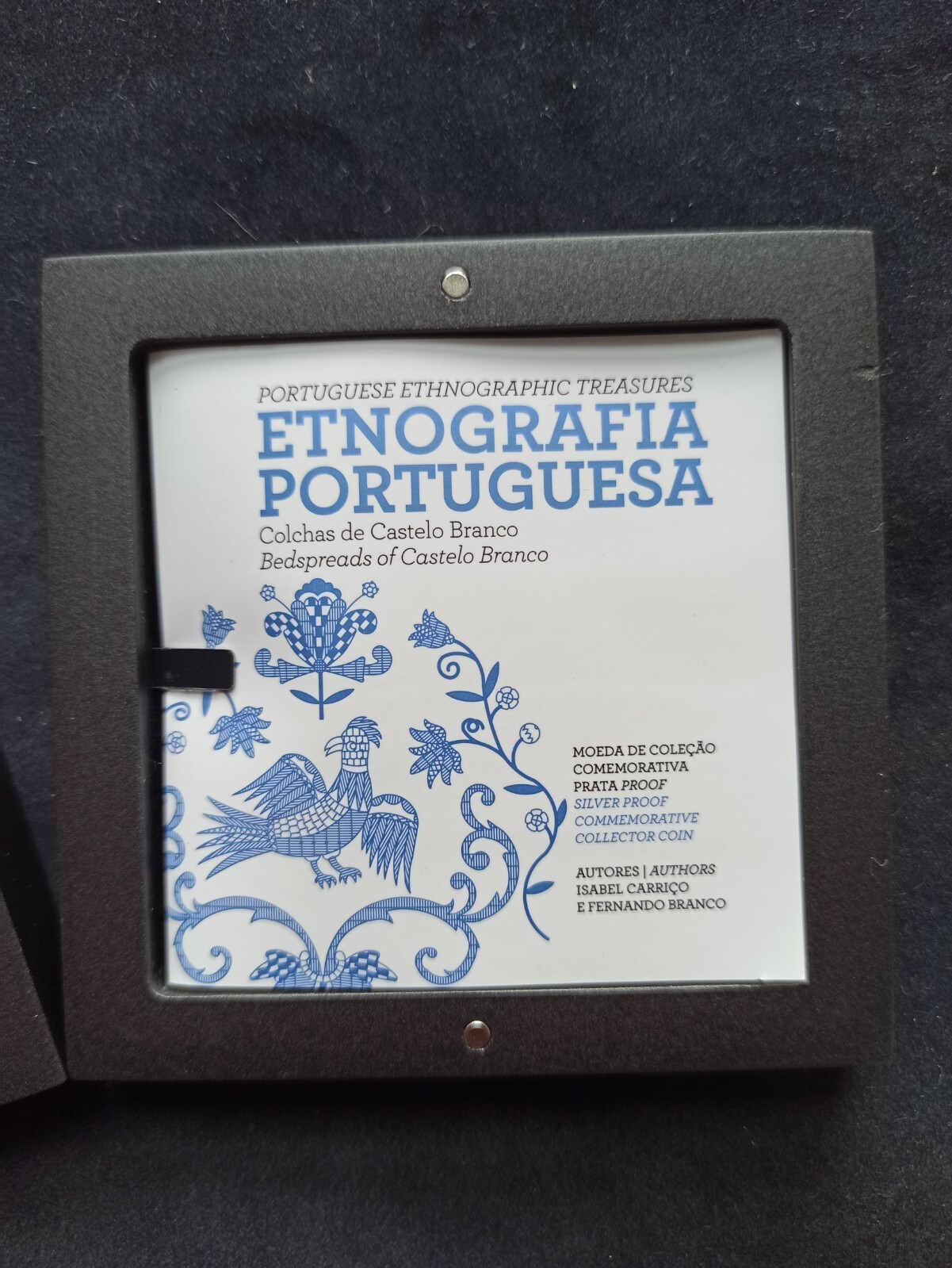 Portugal 2,5 Euro PP 2015 Silber Proof Colchas Castelo Branco