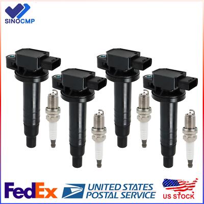 Ignition Coil & Spark Plug For Toyota Scion Echo Prius Yaris Camry 1.5L UF316 US