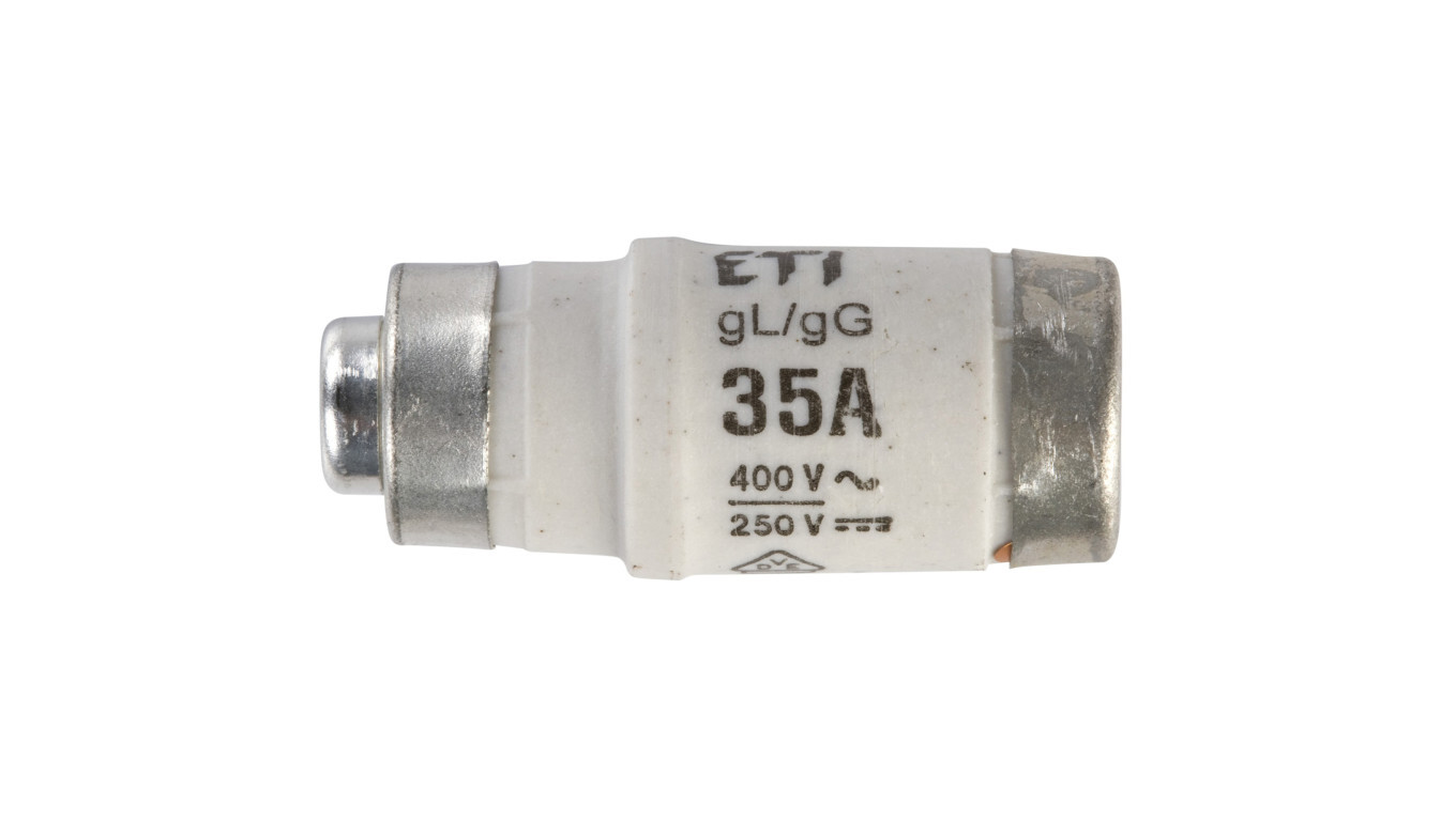 Fuse link D02 35A gG 400V AC / 250V DC E18 002212003 /T2UK