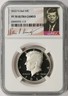 2022-S 50c Kennedy Half Dollar NGC PF70 Ultra Cameo JFK "Signature" Label San Francisco Kennedy