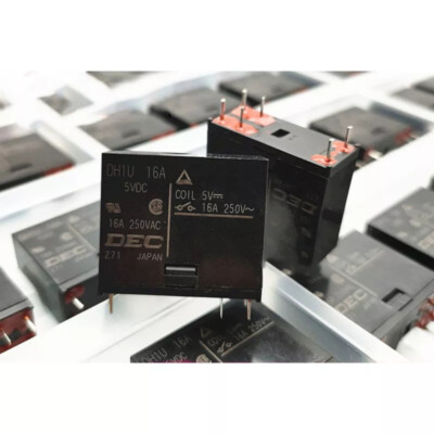 1pcs New DEC TYPE DH1U 5VDC Power Relay 6Pins 16A #D3