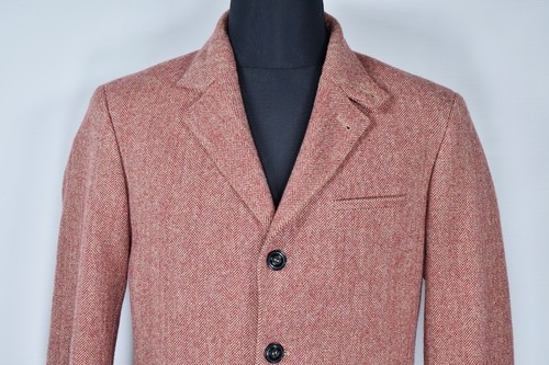 Evisu Deluxe Men’s Herringbone Wool Blazer Jacket size 48 - Picture 8 of 11