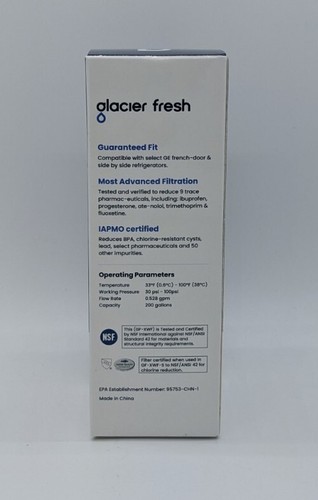 2 Pack GLACIER FRESH GF-XWF Replacement Refrigerator Water Filter - Picture 4 of 5
