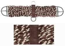 Horse Western Tack Two-Toned Mohair Wool Saddle Girth Cinch 97RT03-32