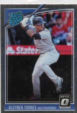 GLEYBER TORRES 2018 Donruss Optic Rated Rookie Variation #65 YANKEES GLEYBERGOOD