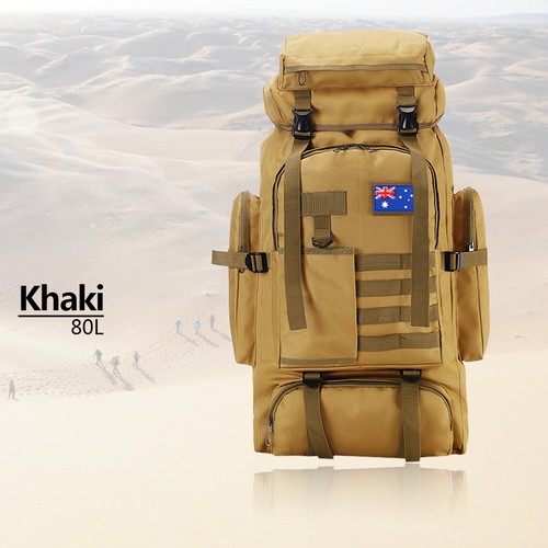 30L/40L/80L Military Camping Tactical Backpack Rucksack Travel Hiking Army Bag - Picture 130 of 131