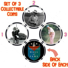 BING CROSBY - WORLD GOLF HALL OF FAME - COLLECTABLE COIN SET