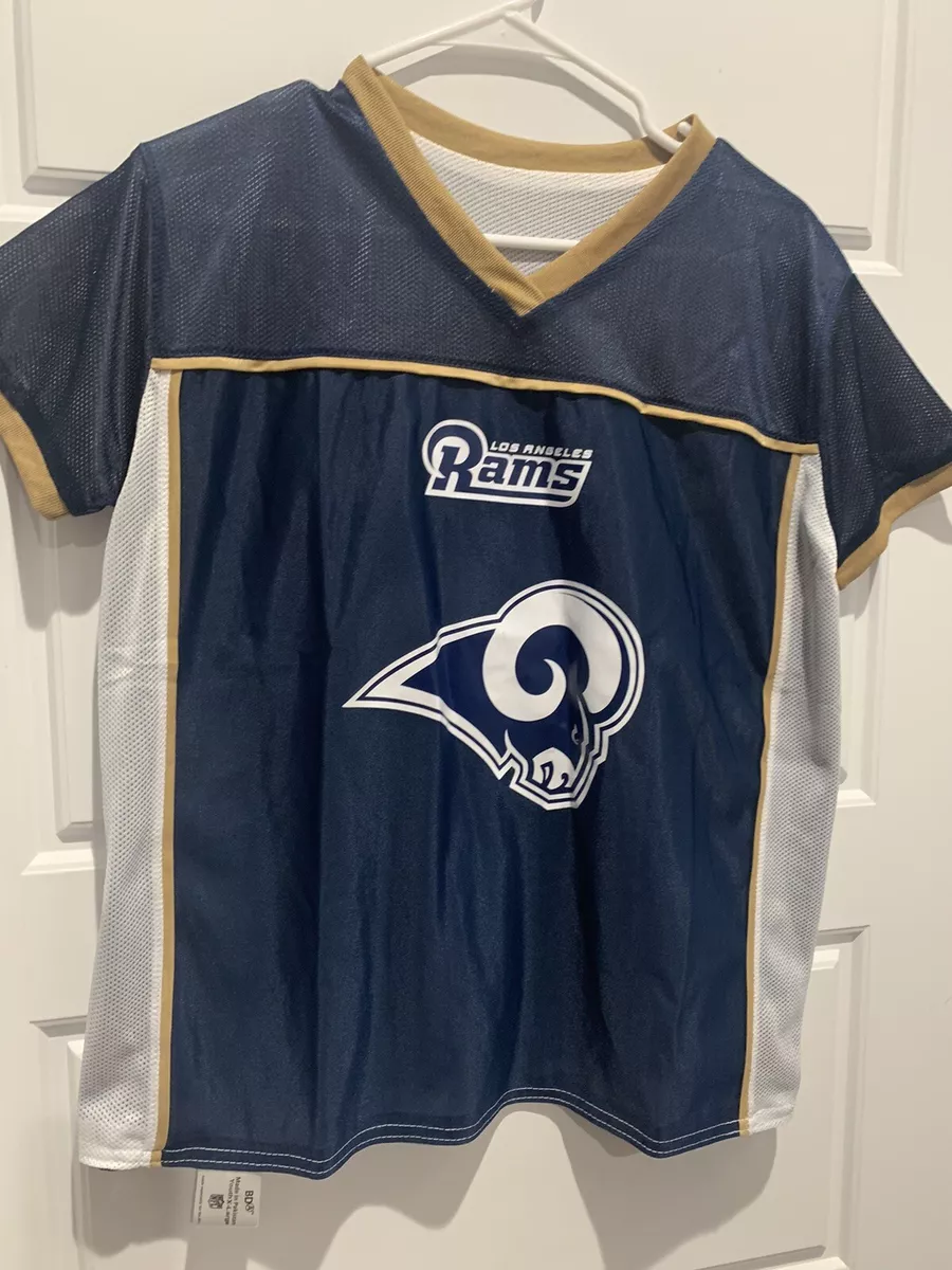 Los Angeles Rams Youth Size L Reversible Blue/White NFL Flag Football Jersey