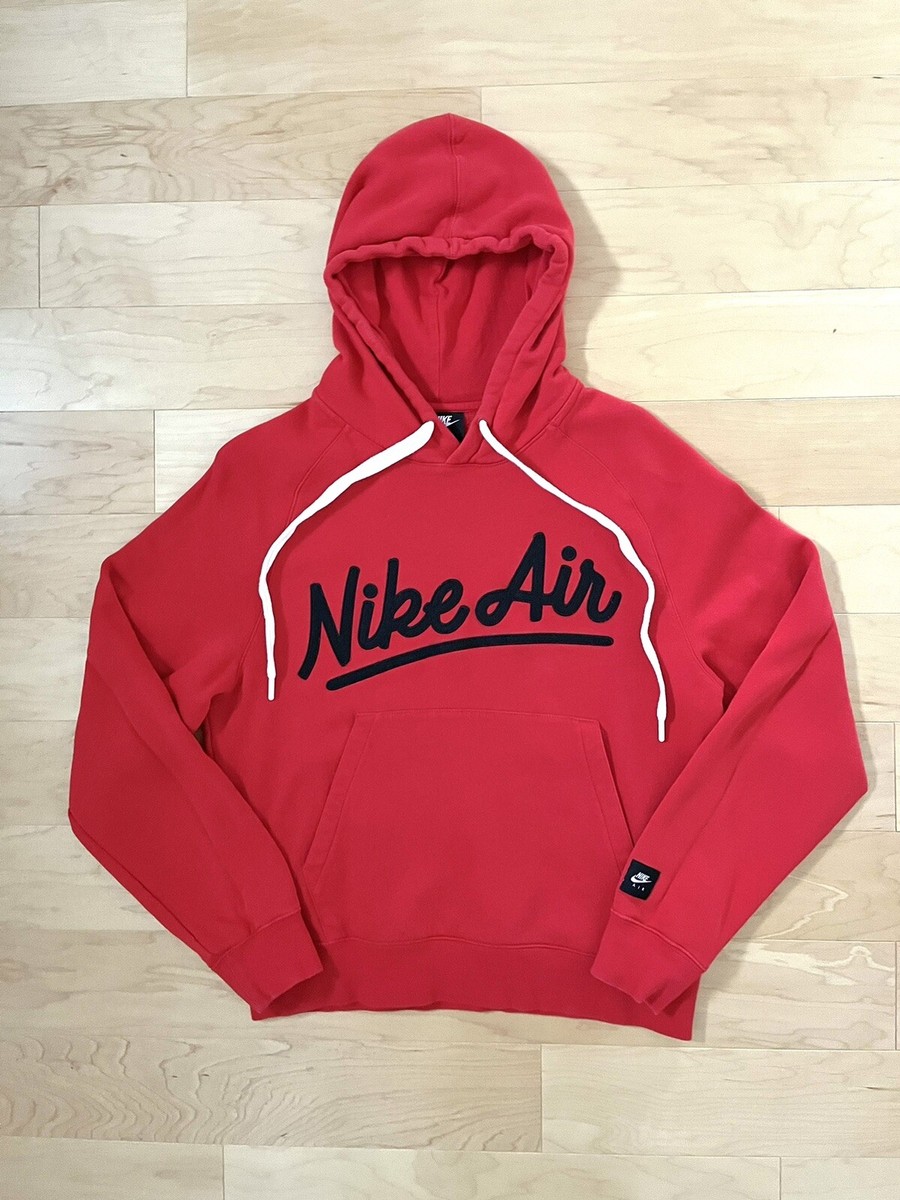 red nike air hoodie