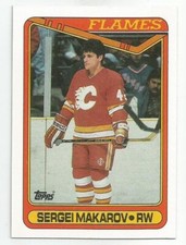 SERGEI MAKAROV 1990-91 TOPPS ROOKIE CARD NM-MT CONDITION