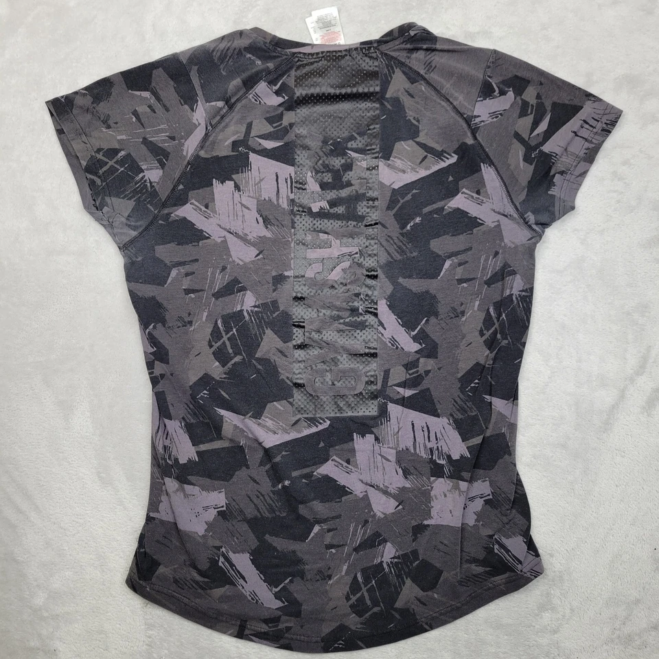 Camiseta Gymshark Top Mujer Mediana Atletismo Rendimiento Yoga Entrenamiento Camuflada Adulto Foto 4 de 4