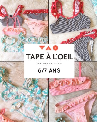 Lot De 3 Maillots De Bain Tape A L Oeil 6 Ans Ebay