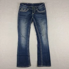 Vigoss Jeans Womens 4 x 32 Blue The Dublin Boot Cut Medium Wash Denim