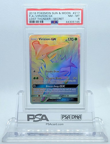 Virizion-GX graded PSA 8 for sale on eBay