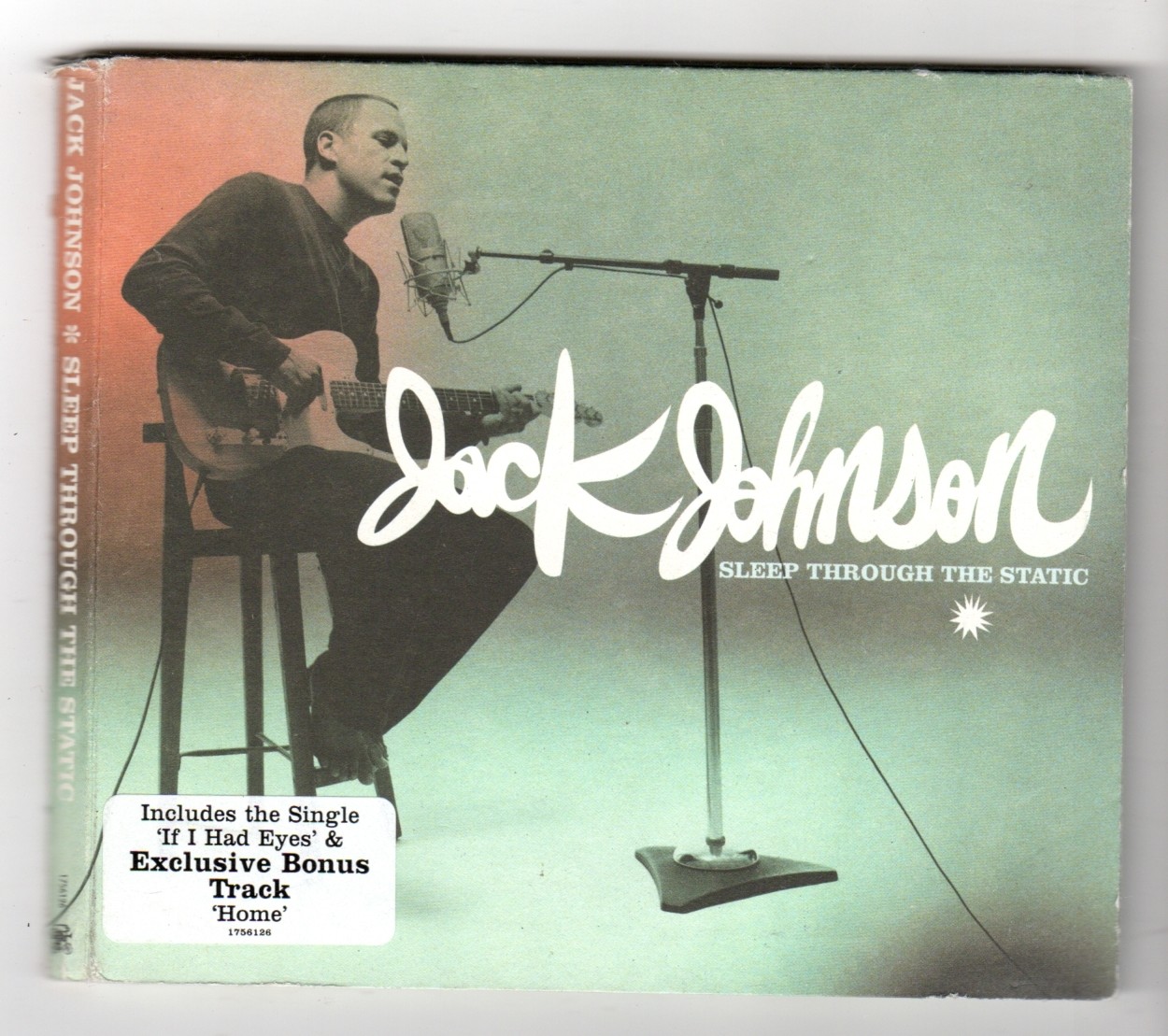 (IE124) Jack Johnson, Sleep Through The Static - 2008 CD