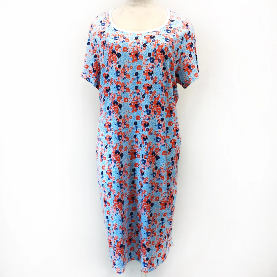 Camisa para dormir Avenue Catherines Plus azul floral día de la madre 26/28 Foto 2 de 4