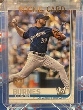 2019 Topps Series 1 Corbin Burnes #94 150th Anniversary Gold Foil Stamp Brewers