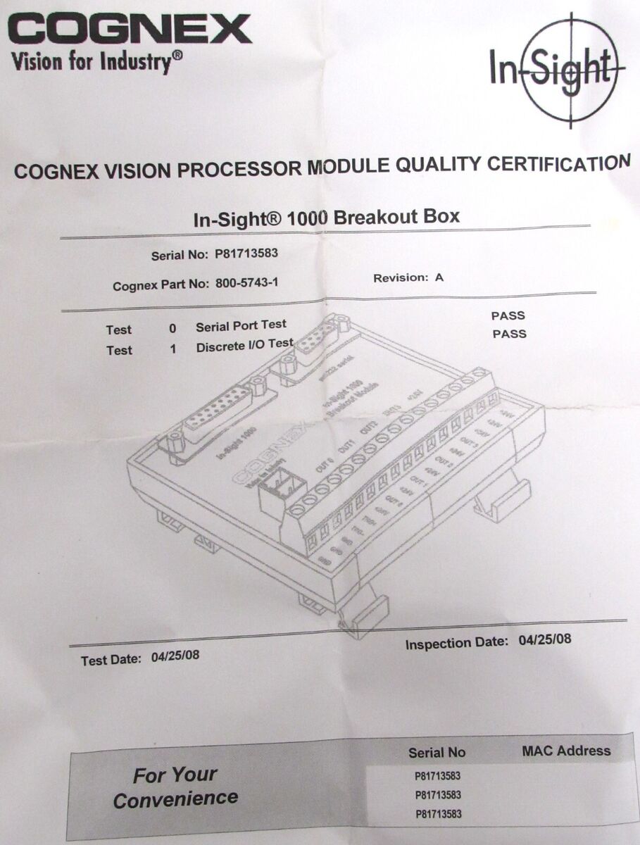 NEW COGNEX CIO-1350 EXPANSION MODULE 800-5743-1 | eBay NEW COGNEX CIO-1350 EXPANSION MODULE 800-5743-1 | eBay