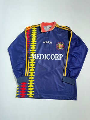 camiseta fútbol DEPORTIVO ESPAÑOL (argentina) away adidas 1995 manga larga t2 #9