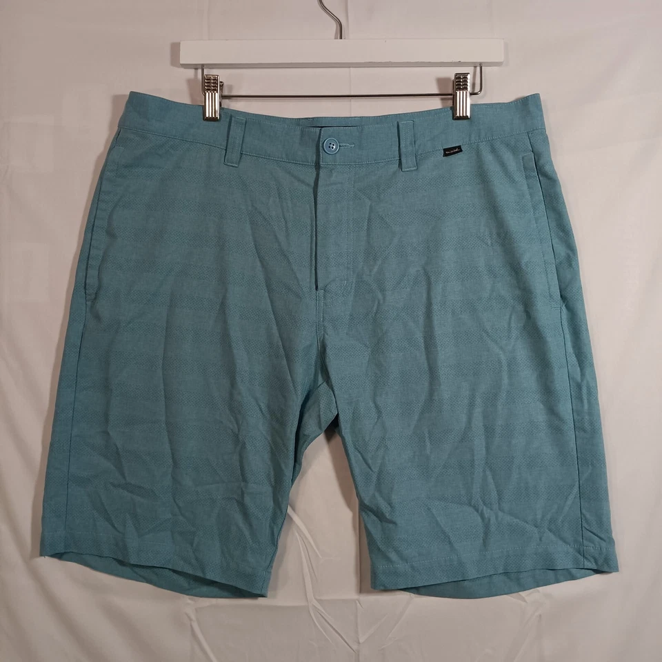 Travis Matthew Lot of 3 Mens Size 36 Shorts Blue Teal Green Performance Golf - Image 2 of 4