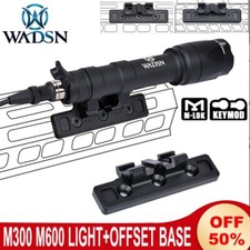 WADSN M300A Flashlight M600C Hunting Light Offset Mounting Base Fit Mlok Keymod