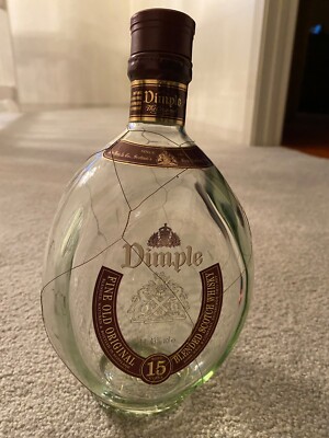 The Dimple Pinch 15 Year Blended Scotch Whiskey Empty 8 Inch Tall