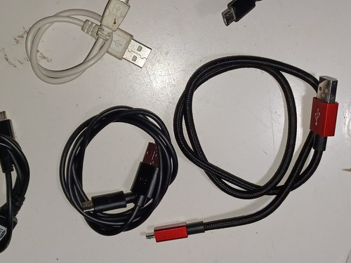 (16pc) USED USB to Micro B Charger Cable Power Cords Android Phones & More - Picture 9 of 10