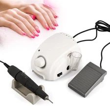 Electric Micromotor Polishing Machine 35KRPM For Manicure Pedicure Nail Drill US