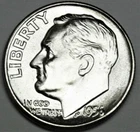 1956 P Silver Roosevelt Dime BU from OBW Roll