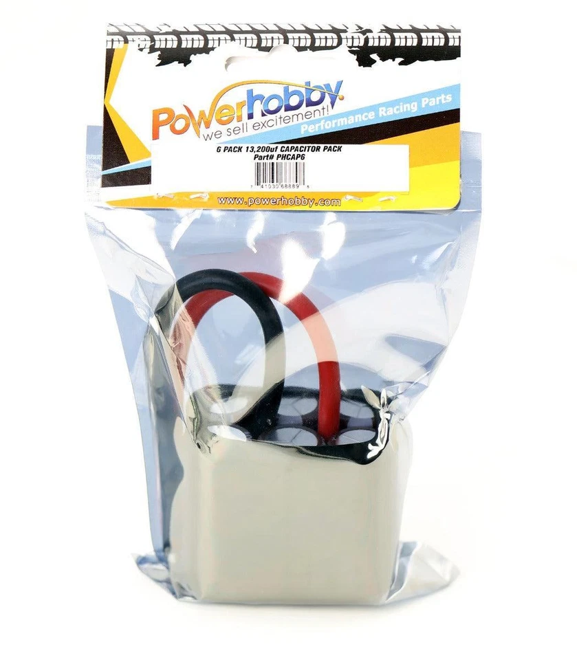 Powerhobby 6 PACK 13200uf RC Cap Pack for Extreme Racing 4s 6s 8s 12s - Image 2 of 2