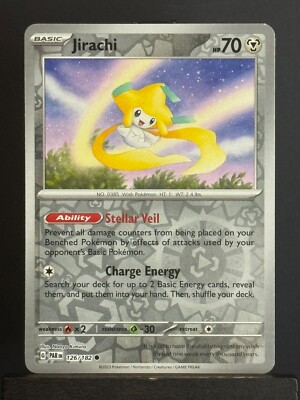 Jirachi 126/182 Reverse Holo PAR Paradox Rift Pokemon Card NM | eBay