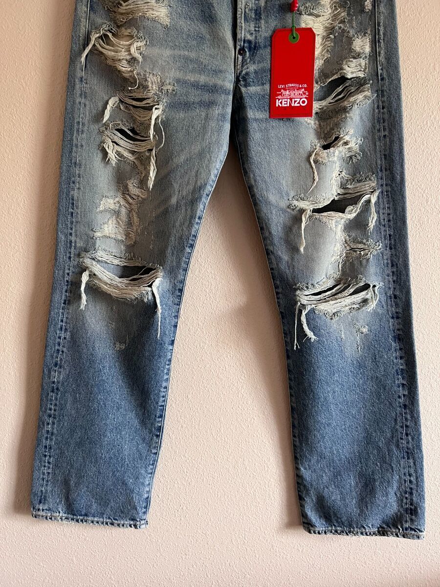 Levi's x KENZO 1933 501 Denim Jeans - Size 33x32 - Blue Levi's x KENZO 1933 501 Denim Jeans - Size 33x32 - Blue