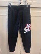 NIKE Air Jordan Boys' Athletic Sweatpants Jumpman Jogger Black Large - NWT