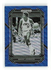 MAGIC JOHNSON #79 /249 2023 PANINI PRIZM DRAFT BLUE WAVE