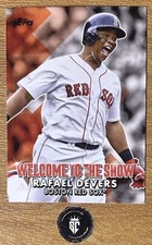 Rafael Devers 2022 Topps Series 1 Baseball Welcome To The Show # WTTS-18 Red Sox