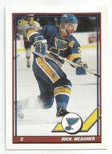 RICK MEAGHER 1991-92 O-PEE-CHEE CARD MINT CONDITION