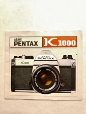 OEM PENTAX K1000 Film Camera Original Instruction Manual