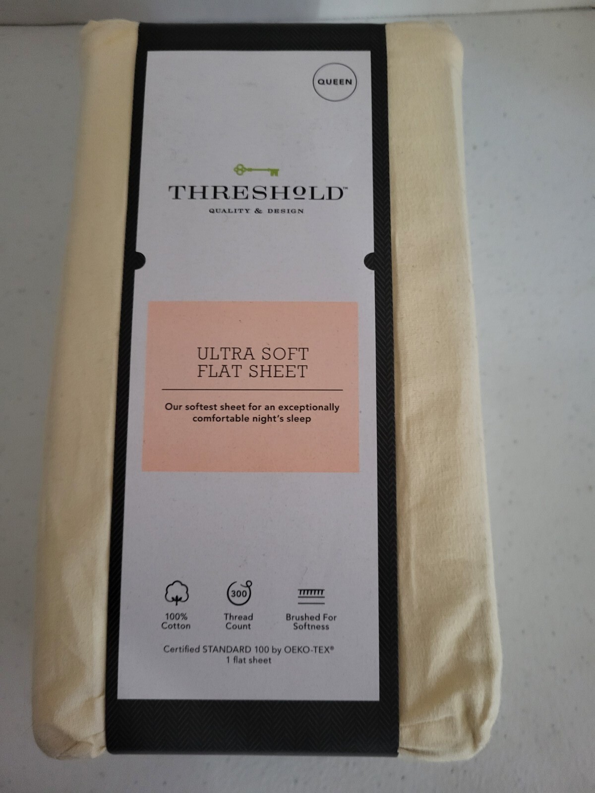 Threshold Queen Ultra Soft Flat Sheet eBay
