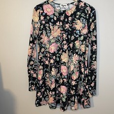 Show Me Your Mumu Dress Floral Long Sleeve Size XS