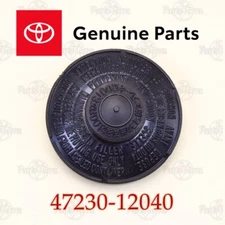 Genuine OEM Toyota Brake Master Cylinder Reservoir Filler Cap Assy 47230-12040