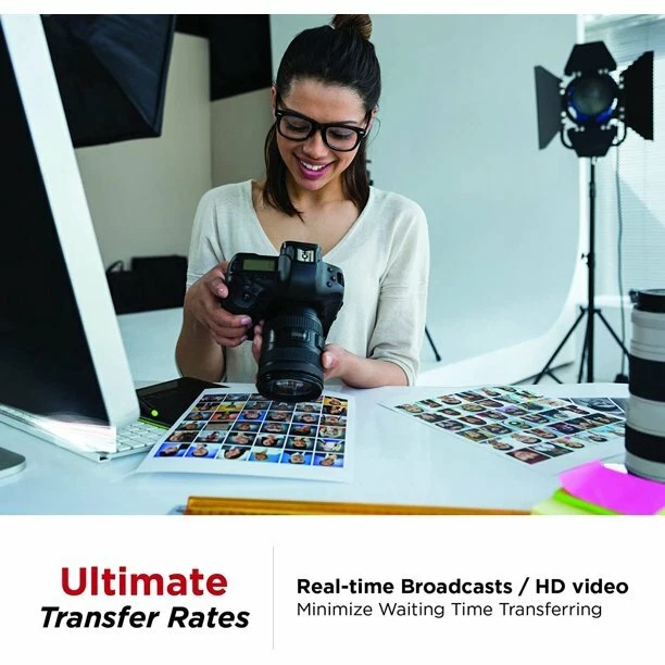 Gigastone 128GB SD Card 2-Pack Memory Card for Cameras Full HD Video SDXC U1 C10 - Image 3 of 4